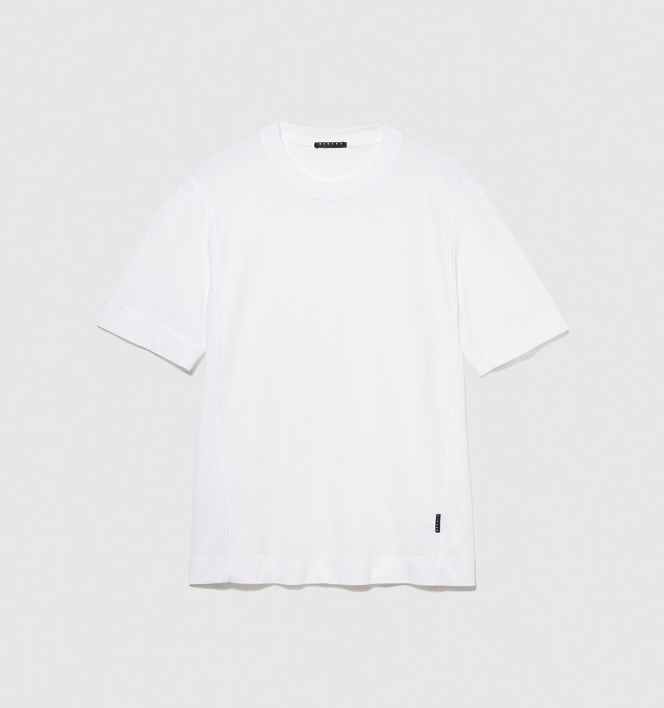 Solid color t-shirt - men's short sleeve t-shirts - White | Sisley image number 6